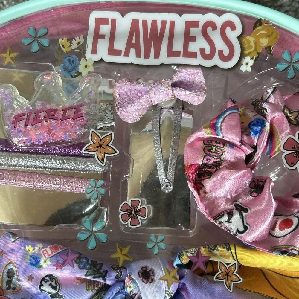 Disney Princess Scrunchies Hair Tie Sets Carry Bag Cinderella Lot Of 5